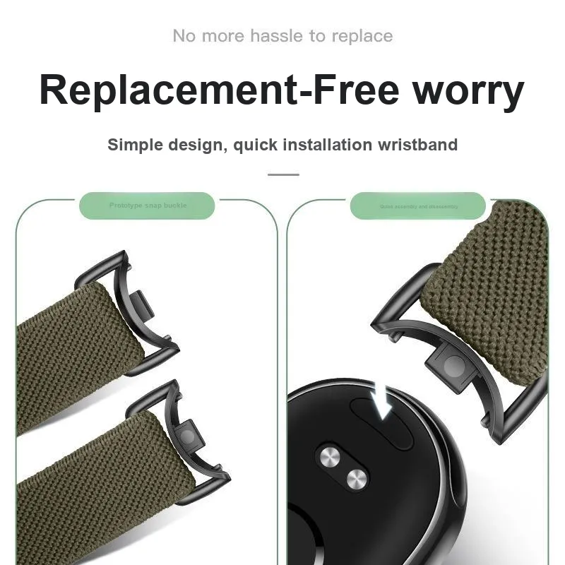 CHRROTA Watch Band Xiaomi Compatibility Nylon Material-3