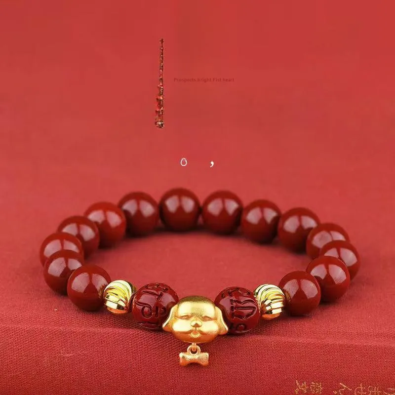 Baozhi Cinnabar Bracelets Unisex-31