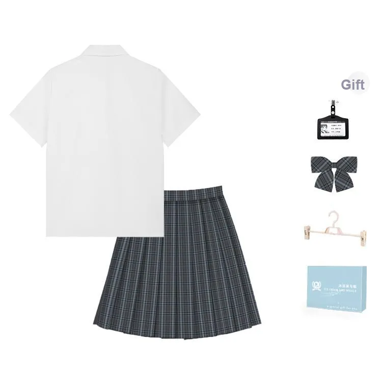 Ice Cream And Whale Summer JK Uniform Set Women's Gift Box Set-1