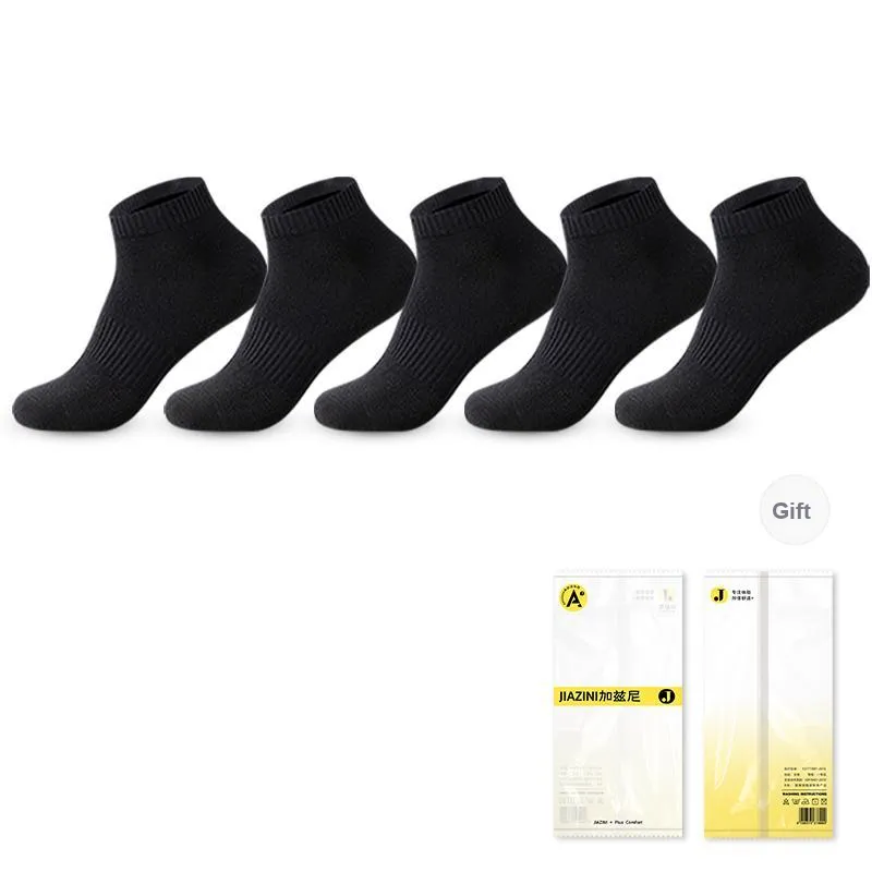 JIAZINI Ankle Socks Men's 5 Pack-5