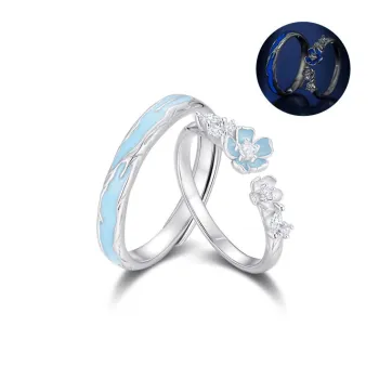 Goran Silver 925 Zhong Shijie Ring Couple Couple Rings Unisex