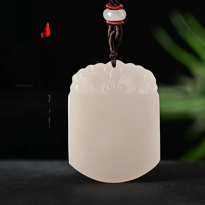 KUNYUYAO Pendants White Jade/Pale Greenish White Jade Unisex-29