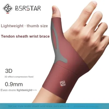 BESTRAY Sports Wristbands Protective Rehabilitation Red Unisex