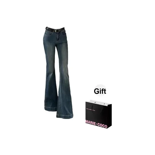 MARIE·COCO Винтажные синие женские джинсы