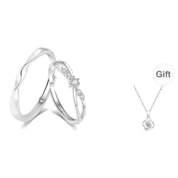 LUCA Sterling Silver Rings Unisex Anniversary Box Anniversary Year