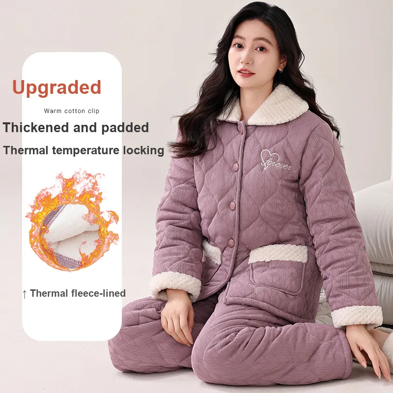 UAVAE Pajama Set Women's Image Color-5