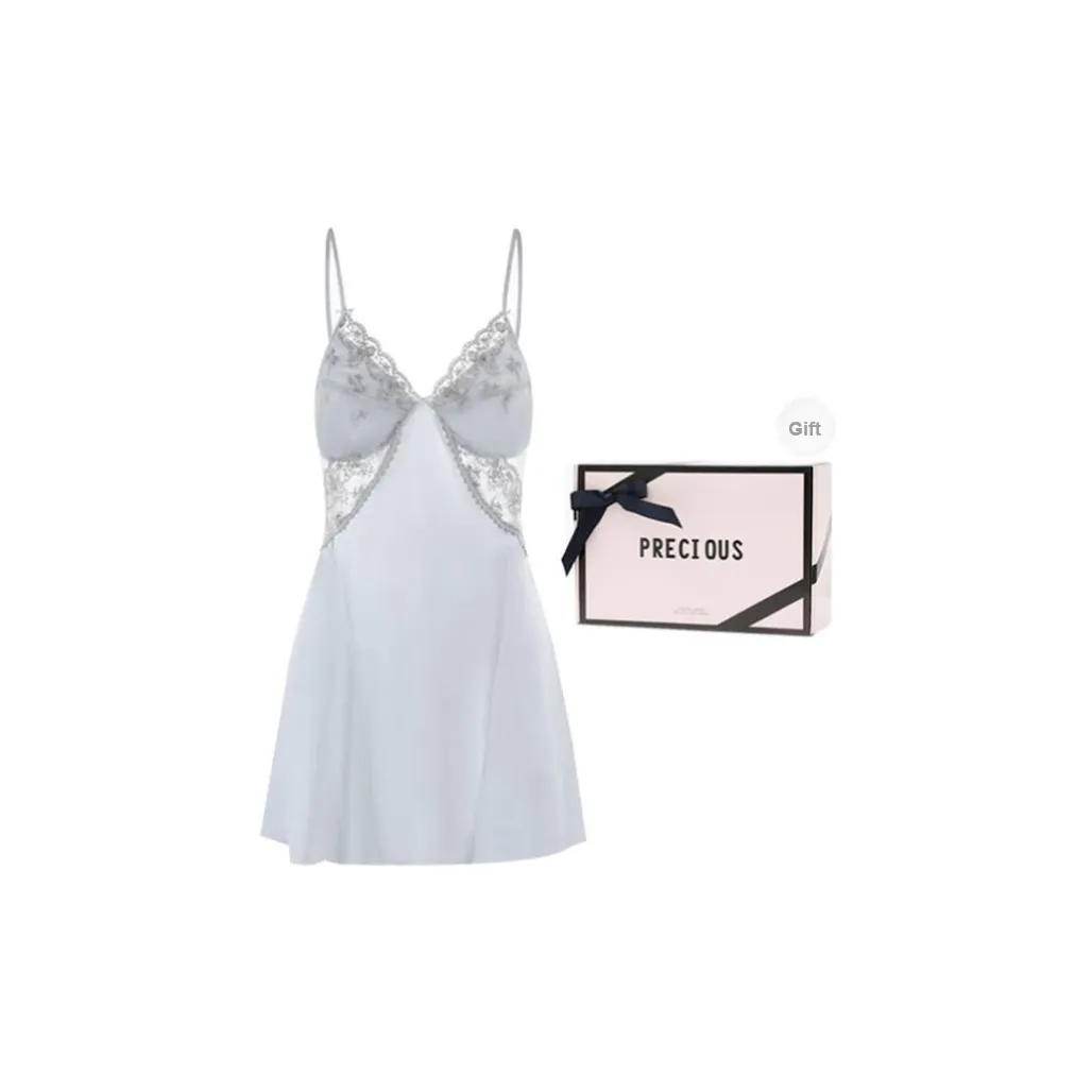 OEING Nightgown Women's Gift Box Set Blue
