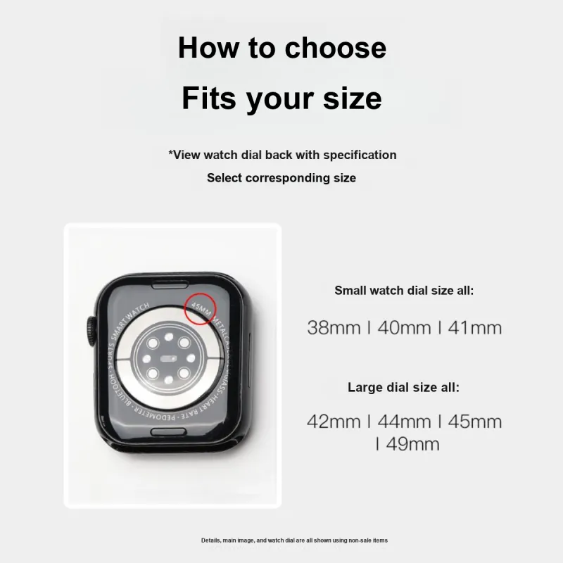 SHIRUI All Accessories Included Apple Compatibility Watch Band 38/40/mm Stainless Steel Material-6