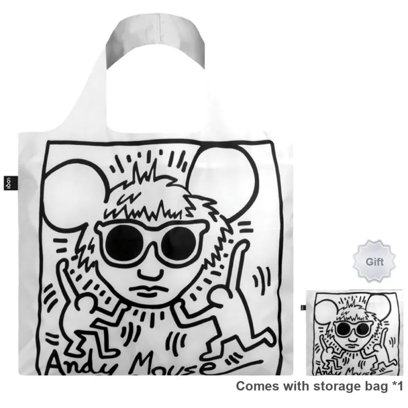 Loqi Recycled Material Handbags Shoulder Bags Regular Unisex Multicolor-2