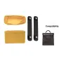 [Two-Piece Set]Yellow Felt Liner+Pair of Black Shoulder Straps