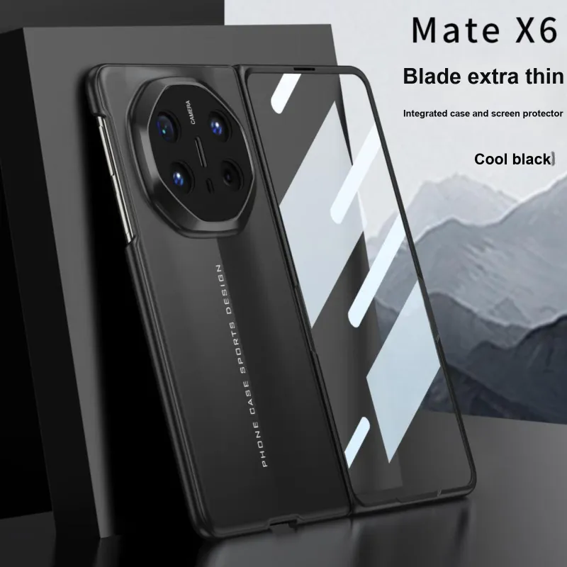 Mivana Vegan Leather Material Elegant And Dignified Men's Business Style Phone Cases Compatibility With Huawei Mate X6-1