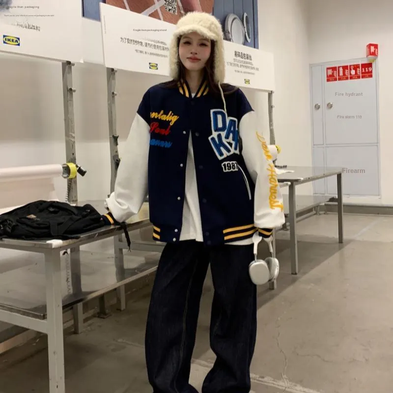 Icicofficial Baseball Jacket Women's-4
