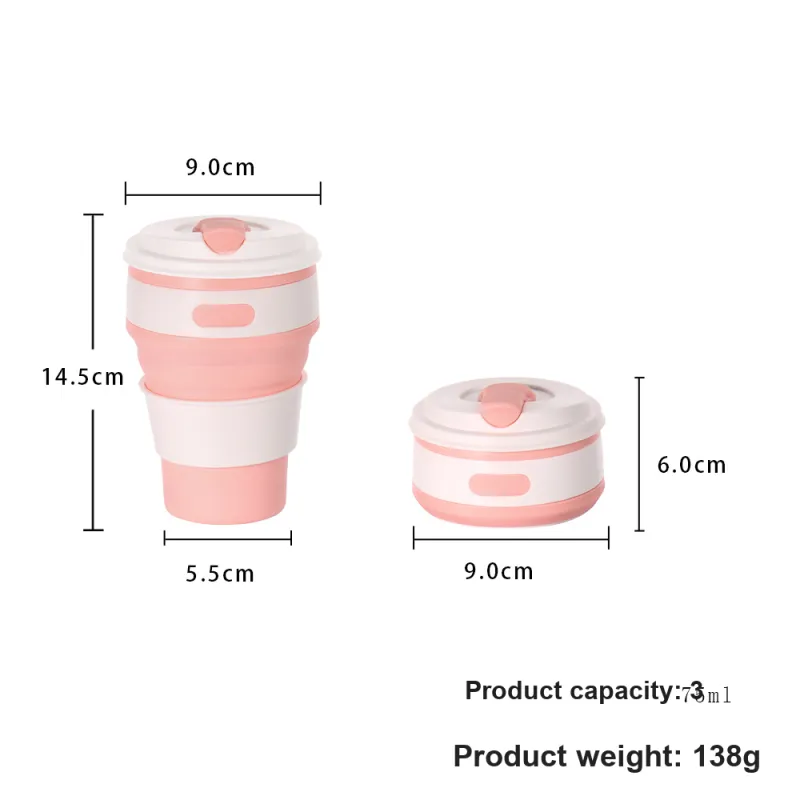 TANLU Outdoor Water Equipment Water Container 350ml Camping And Barbecue Silicone-1