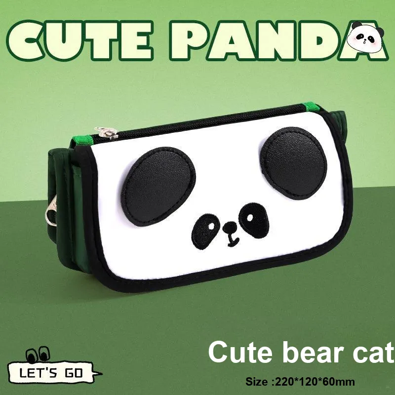 XIAOKOUTU Large Capacity Capybara Panda Pencil Case Pencil Case/pencil Box-3