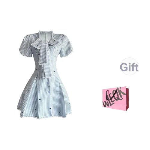 CTRTRC Короткий рукав Платье Женское