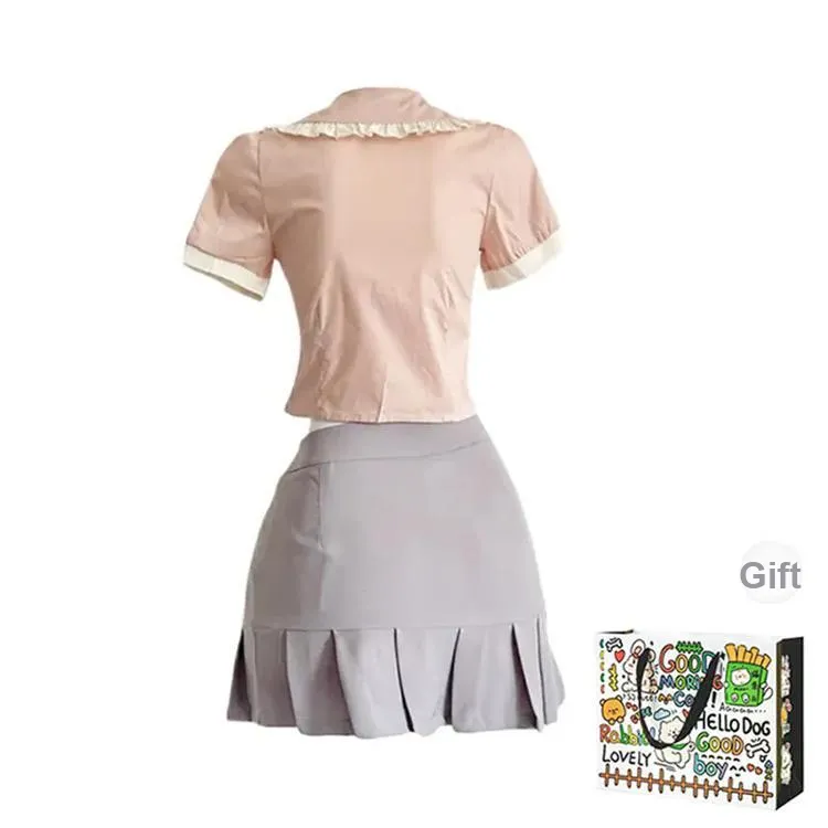Dippanis Two Piece Skirt Sets Women's-1