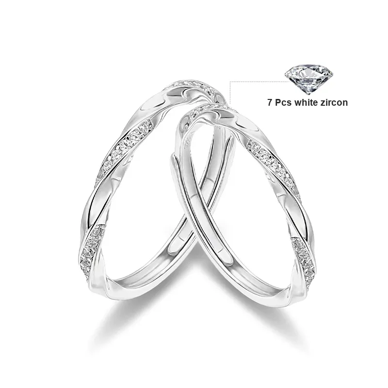 ZSY 999 Fine Silver Rings Unisex-8