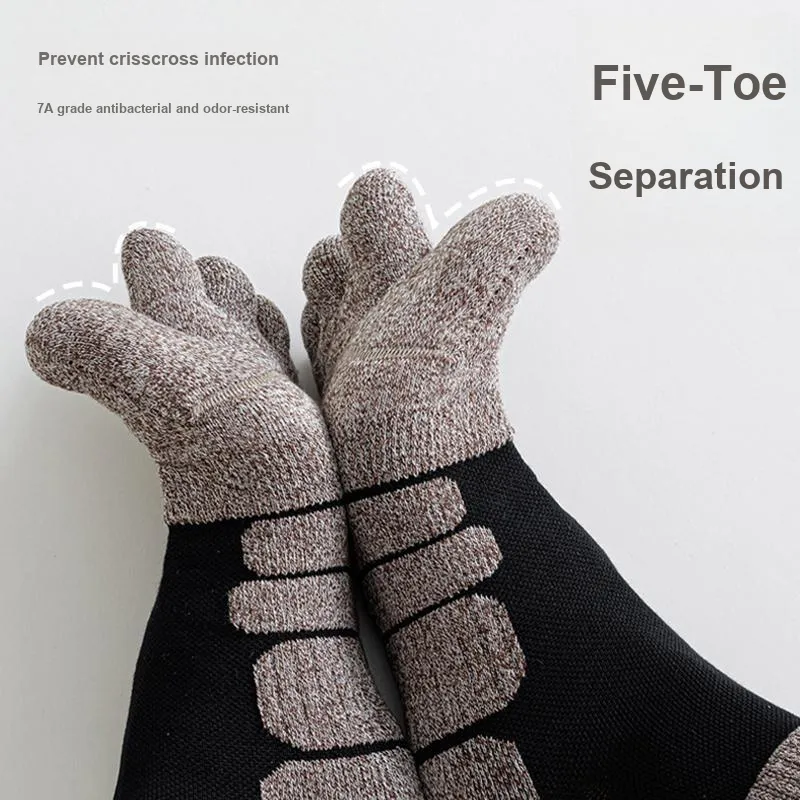 JIAZINI Mid-Calf Socks Men's Combo Set-9