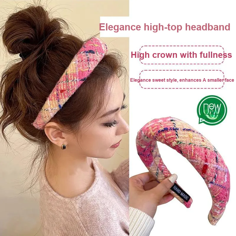 Yiru Woolen Fabric Headbands Women's-1