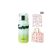 Chunshan Qing+Cherry Sticker+Cherry Bear Shopping Bag