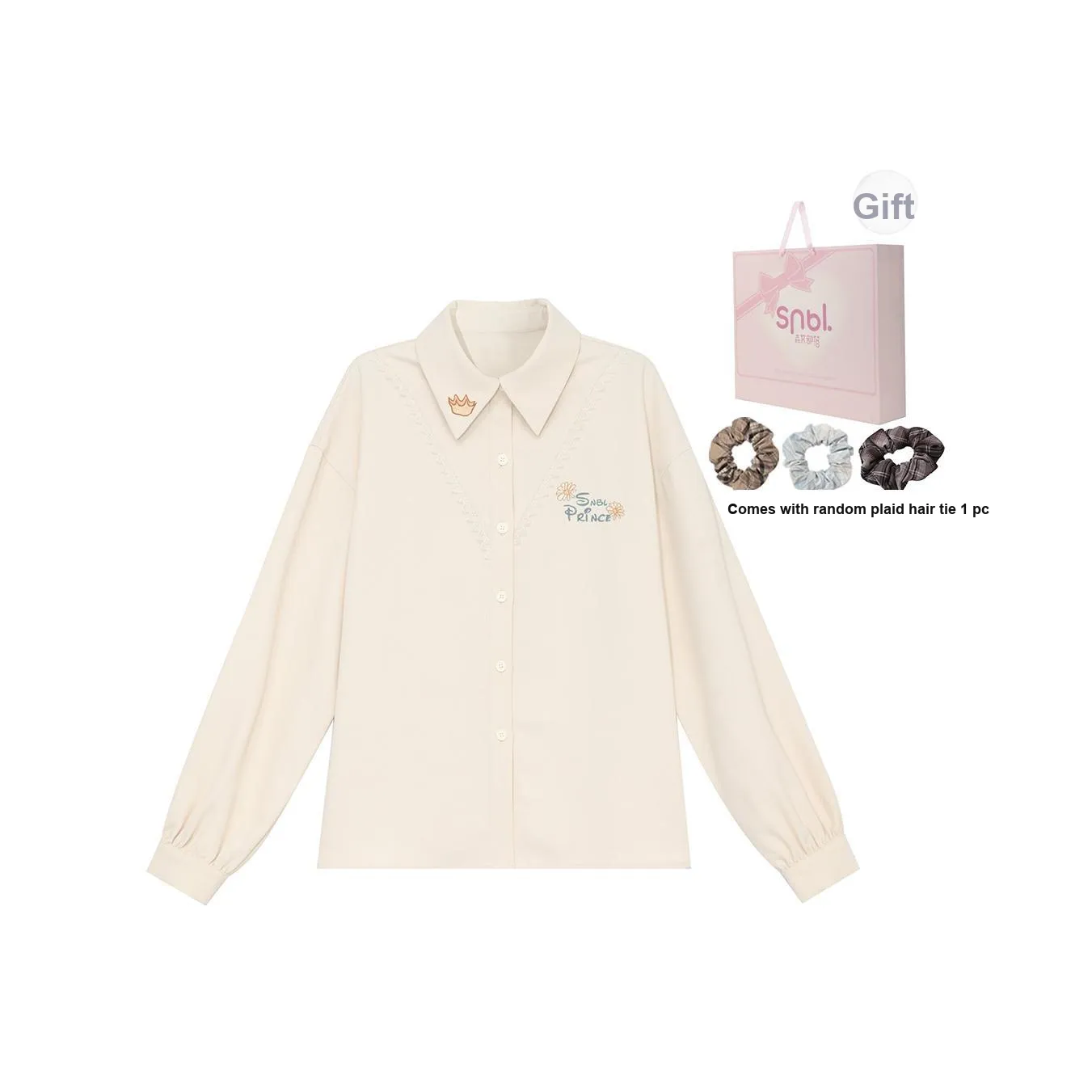 Snbl Абрикос Женские Рубашки