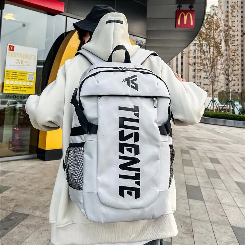 Yalu Nylon Backpack Unisex Multicolor-17