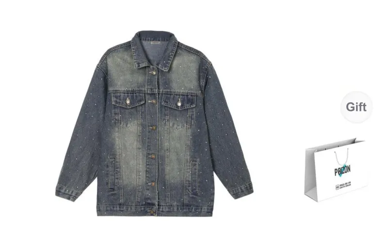 TORIGHT Denim Jackets Women's-8