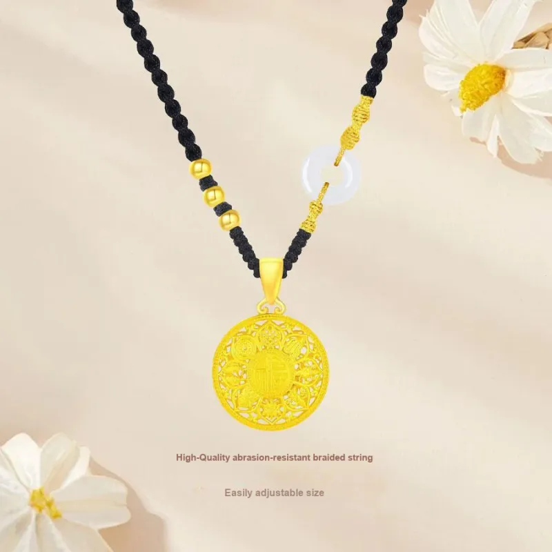 Tkb Peaceful Buckle Pendant Blessing Peaceful Necklaces Unisex-2