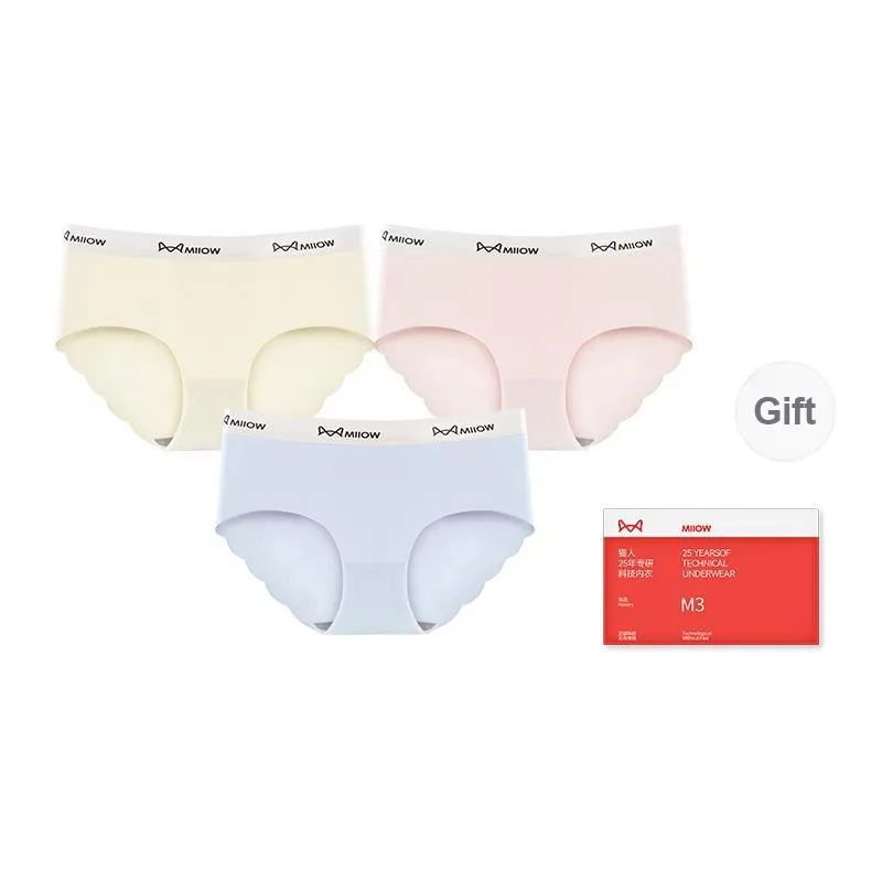 MIIOW Underpants Women's Shopping Bag 3 Pack-10