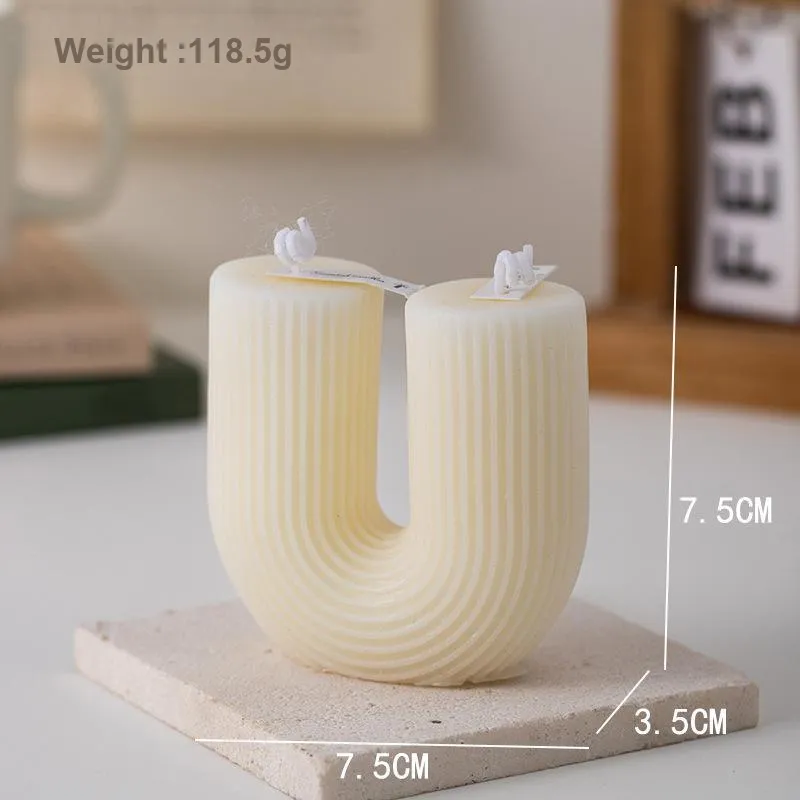 Emperor He Nordic Style Artistic Candle For Home Use, Creative Geometric Styling Candle-1