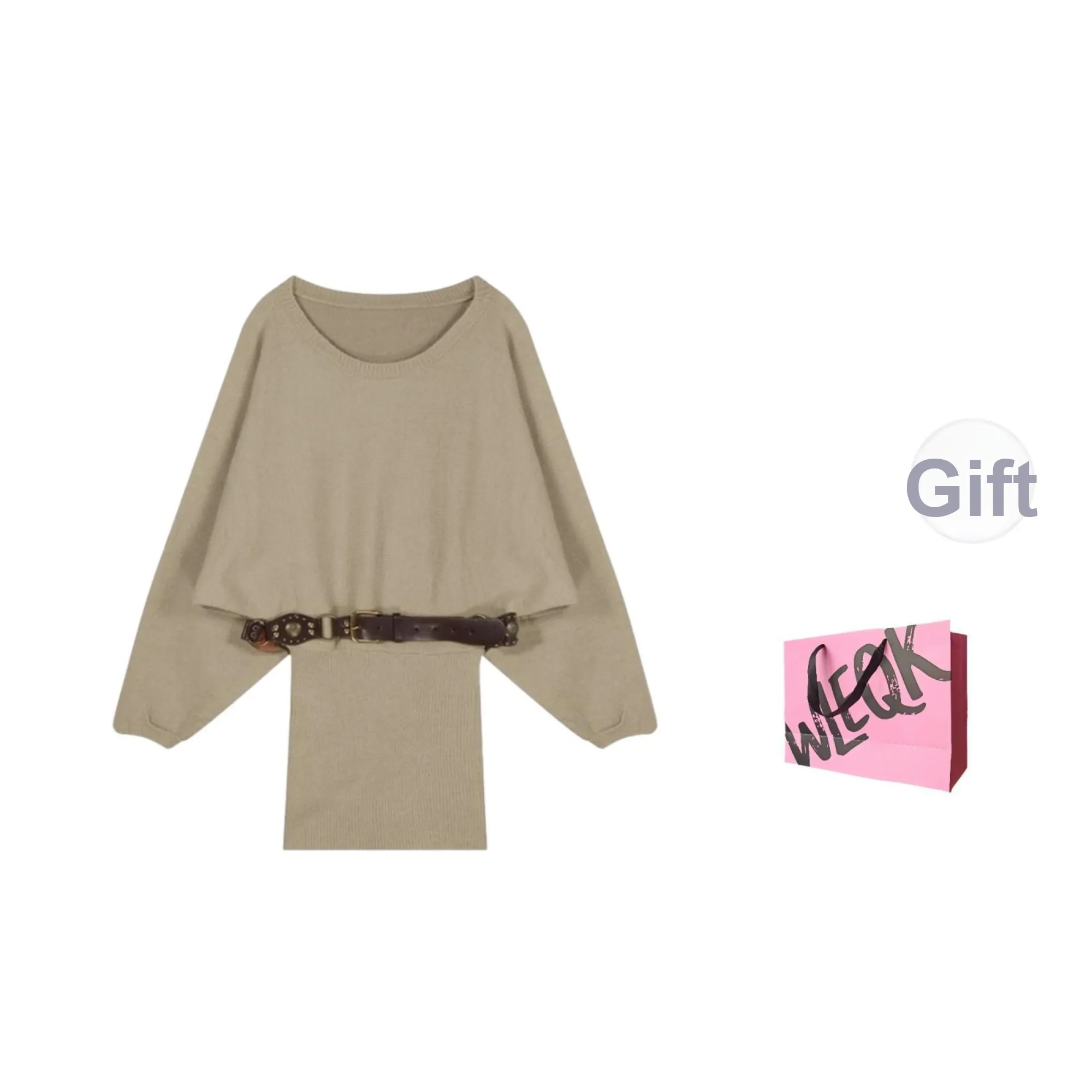 CTRTRC Длинное платье с длинными рукавами женское