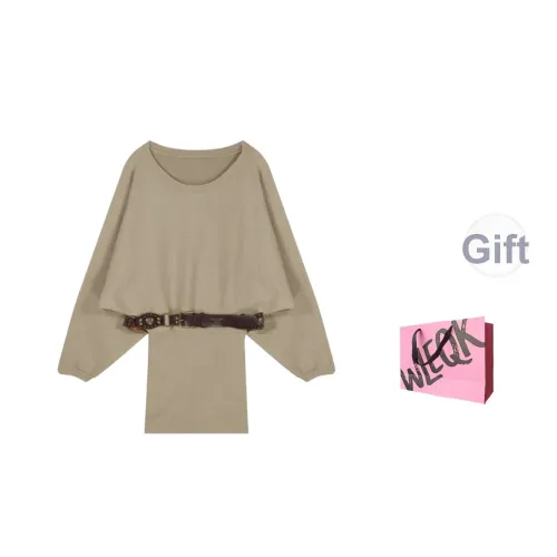 CTRTRC Длинное платье с длинными рукавами женское