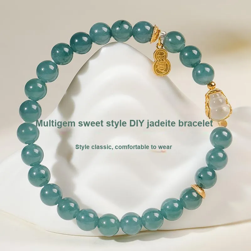 With The Heart Of The Jade Ice Glutinous Bracelets Women's-11