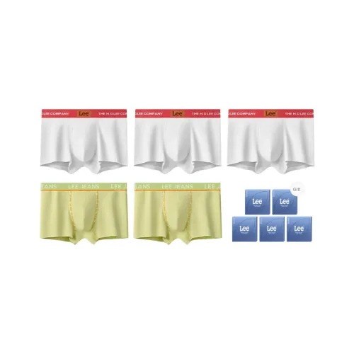 Ли совместный модель Brilliant Нижнее белье Подарочная коробка Мужской 5 пар