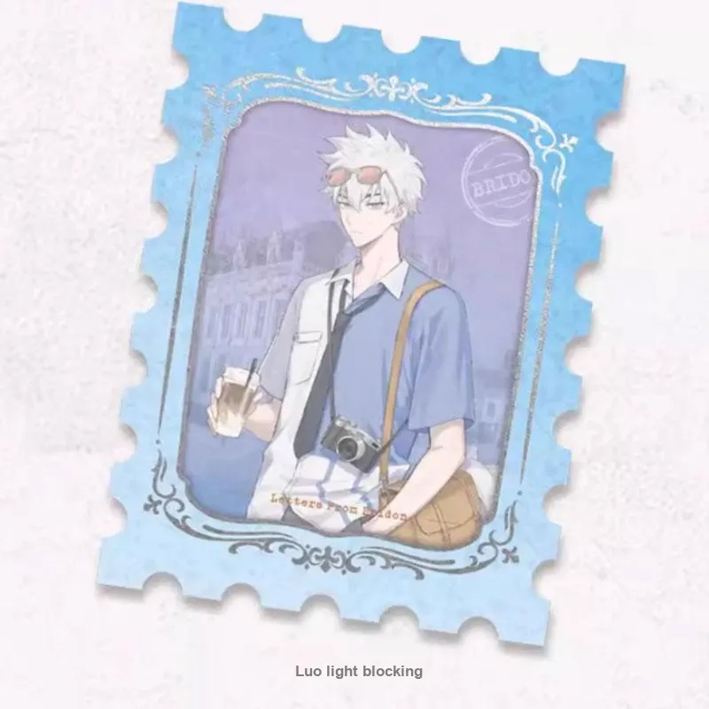 March·Monster 'Link Click' Animation, Yingdu Letters, Collection, Paper Clip Stamp Photo Cards-5