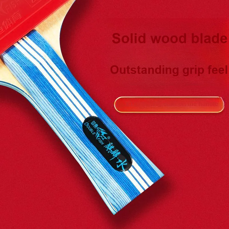 DOUBLEFISH Ping Pong Paddles Unisex All Wood-2