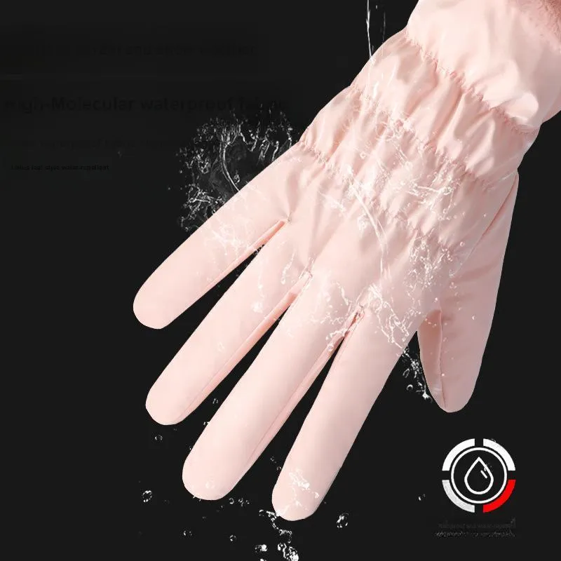 Ai Jiawei Polyester Knit Gloves Unisex-3
