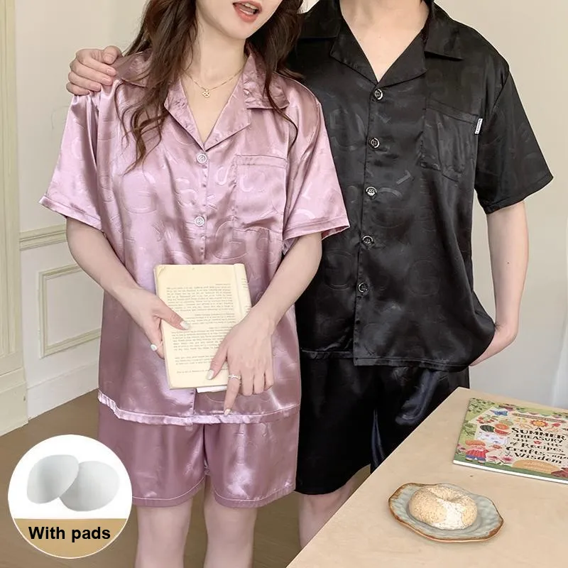 YUZHAOLIN Pajama Set Summer Unisex-11