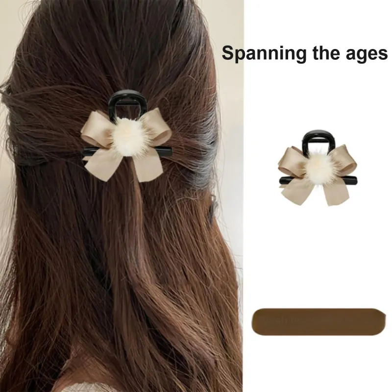 Connect The Past And The Present. Fabric Hair Clips Women's-1
