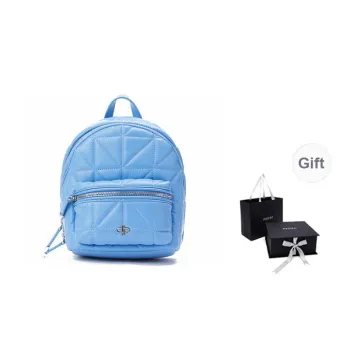 PEDRO Icon Series PU Backpack Women's Black/Beige/Blue