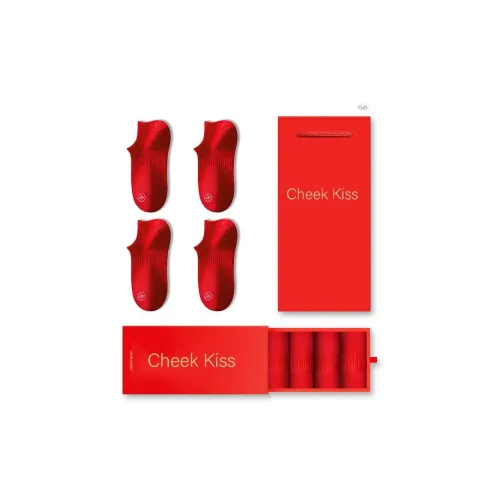 Cheekkiss Носки Мужские 100% хлопок No Show Носки Праздничный Минималистский стиль Удобные 4 упаковки Подарочный набор