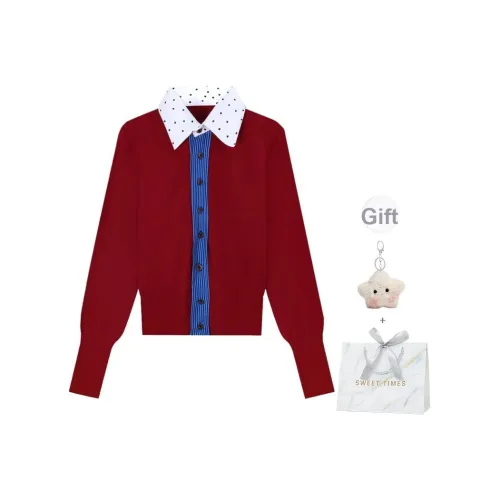 EVPGB Красный Женский Трикотаж