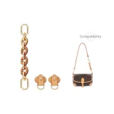 [Original Shoulder Strap]Extender Chain 17cm*Free Abrasion-Resistant Buckle
