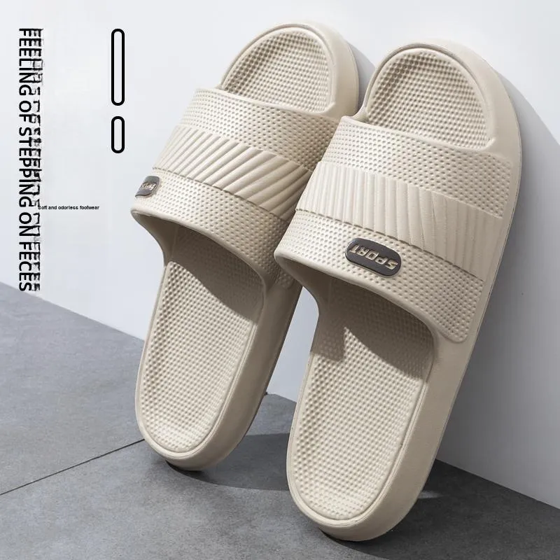 LUNNIFEIYA Squashy And Bouncy Feeling Summer Indoor Home Bathroom Bathing Slip Resistant Slippers-1