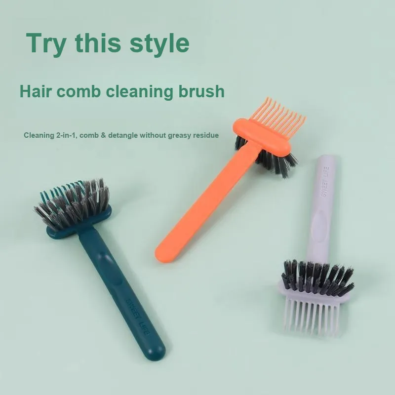 LOVANSO Comb Cleaning Brush Air Cushion Airbag Massage Comb For Detangling And Volumizing Hair Cleaning Hair-3