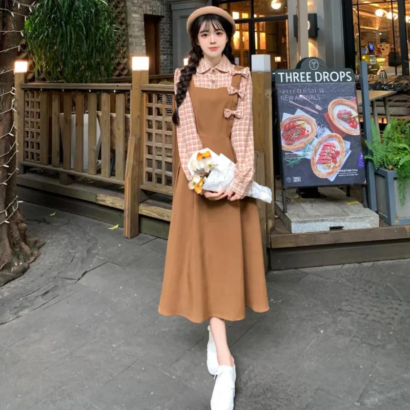 SECFLY OFFICIAL Long Sleeved Dresses Women's Image Color-4