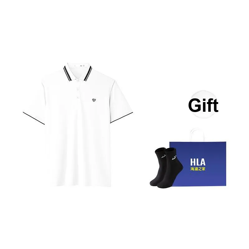 HLA The Heart Is The Series Polo Shirt Men's-6