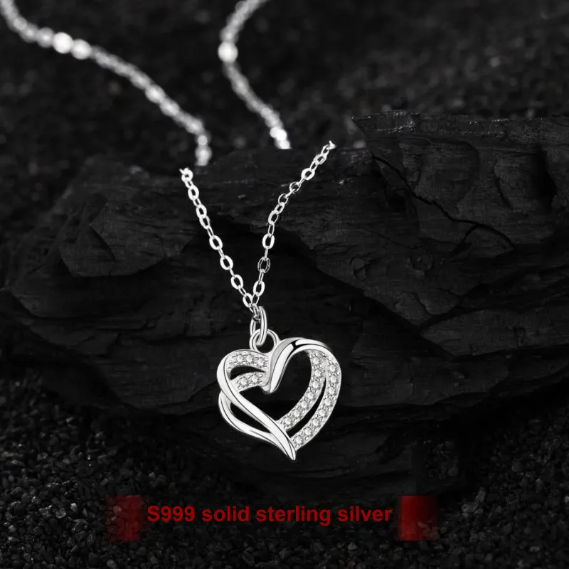 MISS WEI S 999 Fine Silver Necklaces Women's-1