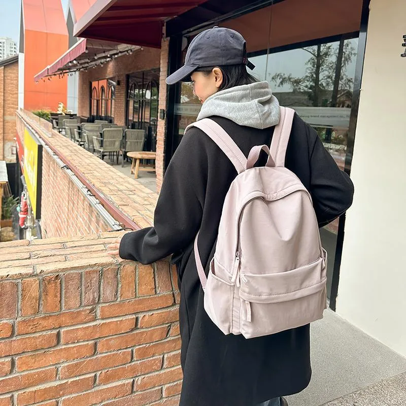 Yalu Nylon Backpack Unisex Multicolor-18