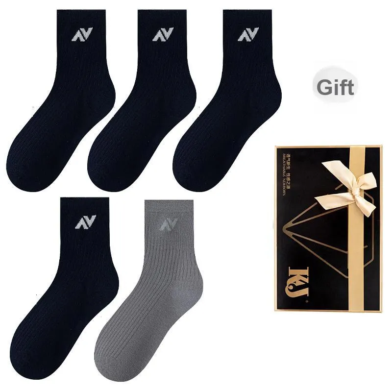 KJ Mid Calf Socks Men's Gift Box Set-18